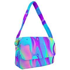 Colorful Abstract Fluid Art Pattern Courier Bag