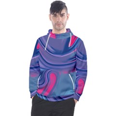 Liquid Art Pattern - Fluid Art Men s Pullover Hoodie by GardenOfOphir