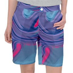 Liquid Art Pattern - Fluid Art Pocket Shorts by GardenOfOphir