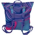 Liquid Art Pattern - Fluid Art Buckle Up Backpack View3