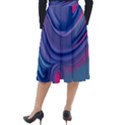 Liquid Art Pattern - Fluid Art Classic Velour Midi Skirt  View2