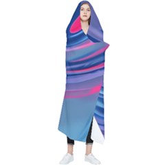 Liquid Art Pattern - Fluid Art Wearable Blanket by GardenOfOphir