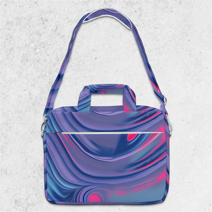 Liquid Art Pattern - Fluid Art MacBook Pro 13  Shoulder Laptop Bag 