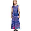 Liquid Art Pattern - Fluid Art Kids  Satin Sleeveless Maxi Dress View1