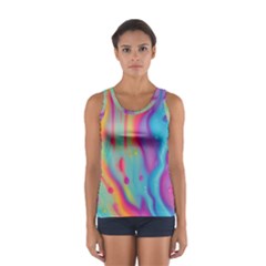 Liquid Art Pattern - Marble Art Sport Tank Top  by GardenOfOphir