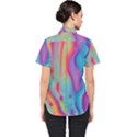 Liquid Art Pattern - Marble Art Women s Short Sleeve Shirt View2