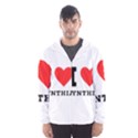 I love cynthia Men s Hooded Windbreaker View1