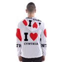 I love cynthia Men s Hooded Windbreaker View2