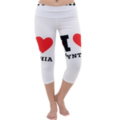 I Love Cynthia Capri Yoga Leggings by ilovewhateva