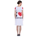 I love cynthia Short Sleeve Front Wrap Dress View2