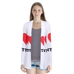 I Love Cynthia Drape Collar Cardigan by ilovewhateva