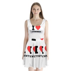 I Love Cynthia Split Back Mini Dress  by ilovewhateva