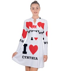 I Love Cynthia Long Sleeve Panel Dress by ilovewhateva