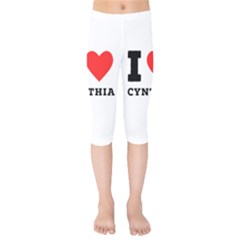 I Love Cynthia Kids  Capri Leggings  by ilovewhateva