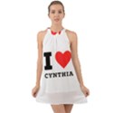 I love cynthia Halter Tie Back Chiffon Dress View1