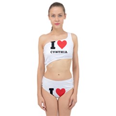 I Love Cynthia Spliced Up Two Piece Swimsuit by ilovewhateva