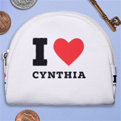 I Love Cynthia Horseshoe Style Canvas Pouch by ilovewhateva