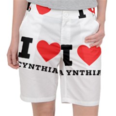 I Love Cynthia Pocket Shorts by ilovewhateva