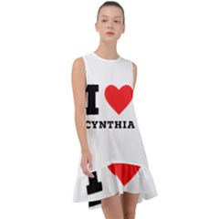 I Love Cynthia Frill Swing Dress by ilovewhateva