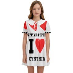 I Love Cynthia Kids  Sweet Collar Dress by ilovewhateva