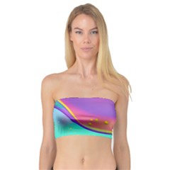 Liquid Art Pattern - Fluid Background Bandeau Top by GardenOfOphir