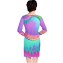 Liquid Art Pattern - Fluid Background Long Sleeve Nightdress View2