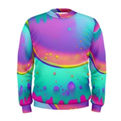 Liquid Art Pattern - Fluid Background Men s Sweatshirt by GardenOfOphir