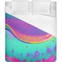 Liquid Art Pattern - Fluid Background Duvet Cover (California King Size) View1