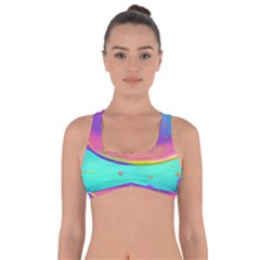 Liquid Art Pattern - Fluid Background Got No Strings Sports Bra by GardenOfOphir