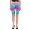 Liquid Art Pattern - Fluid Background Yoga Cropped Leggings View1