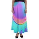 Liquid Art Pattern - Fluid Background Flared Maxi Skirt View1