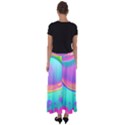 Liquid Art Pattern - Fluid Background Flared Maxi Skirt View2