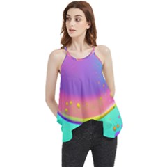 Liquid Art Pattern - Fluid Background Flowy Camisole Tank Top by GardenOfOphir