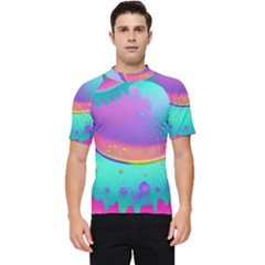 Liquid Art Pattern - Fluid Background Men s Short Sleeve Rash Guard by GardenOfOphir