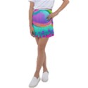 Liquid Art Pattern - Fluid Background Kids  Tennis Skirt View1