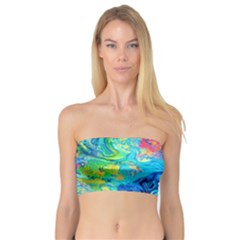 Liquid Art Pattern - Fluid Art Bandeau Top by GardenOfOphir