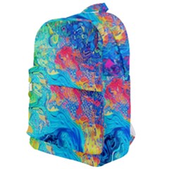 Liquid Art Pattern - Fluid Art Classic Backpack by GardenOfOphir