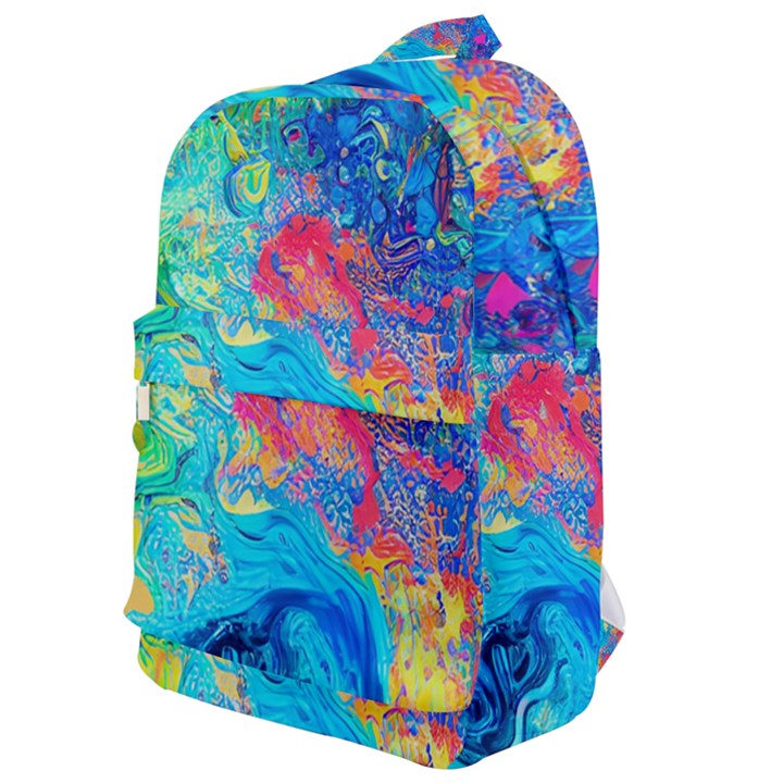 Liquid Art Pattern - Fluid Art Classic Backpack