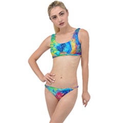 Liquid Art Pattern - Fluid Art The Little Details Bikini Set by GardenOfOphir