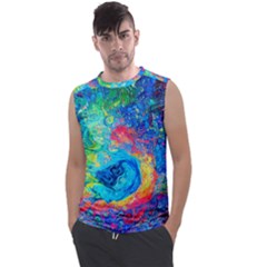 Liquid Art Pattern - Fluid Art Men s Regular Tank Top by GardenOfOphir