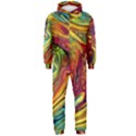 Liquid Art Pattern - Abstract Art Hooded Jumpsuit (Men) View1