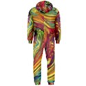 Liquid Art Pattern - Abstract Art Hooded Jumpsuit (Men) View2