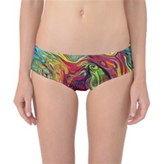 Liquid Art Pattern - Abstract Art Classic Bikini Bottoms by GardenOfOphir