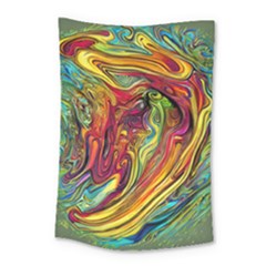 Liquid Art Pattern - Abstract Art Small Tapestry by GardenOfOphir