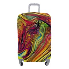 Liquid Art Pattern - Abstract Art Luggage Cover (small) by GardenOfOphir