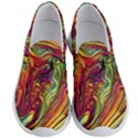 Liquid Art Pattern - Abstract Art Men s Lightweight Slip Ons View1