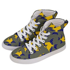 Background Pattern Texture Design Wallpaper Women s Hi-top Skate Sneakers by Wegoenart