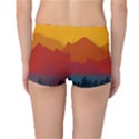 Mountain Forest Nature Scenery Art Mountains Reversible Boyleg Bikini Bottoms View2