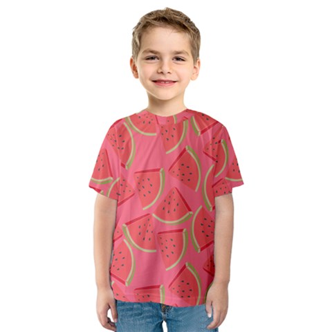 Watermelon Background Watermelon Wallpaper Kids  Sport Mesh Tee by Wegoenart