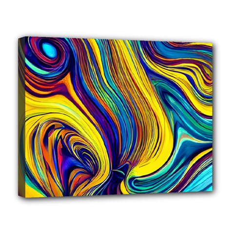 Rolling In The Deep Canvas 14  x 11  (Stretched)